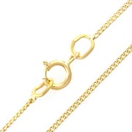 LIGHT GOLD CURB CHAIN