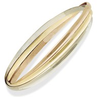 9ct GOLD RUSSIAN WEDDING STYLE BANGLE