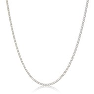 SILVER CURB CHAIN