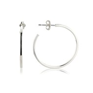 STERLING SILVER HOOP EARRINGS