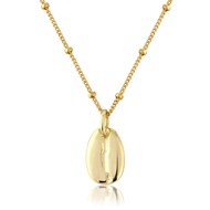 9ct GOLD COFFEE BEAN PENDANT