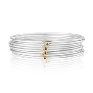 'CLEOPATRA' BANGLE WITH FEATURE GEMSTONE
