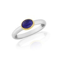 MERELANI CABOUCHON TANZANITE RING SET IN 18ct GOLD