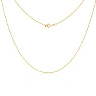 9CT GOLD 18" CURB CHAIN