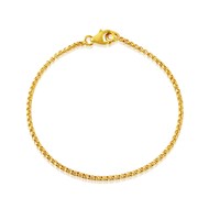 SOHO GOLD FILL BEAD CHAIN BRACELET