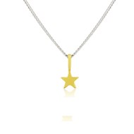 18ct GOLD VERMEIL STAR NECKLACE