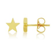 SMALL STAR STUD EARRINGS IN 18CT GOLD VERMEIL