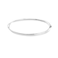 ACAPULCO THIN WAVY SILVER BANGLE