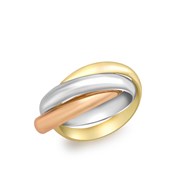 9ct GOLD RUSSIAN WEDDING RING