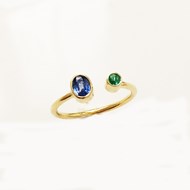 BESPOKE GEMINI RING WITH DIAMONDS OR GEMSTONES