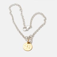 SILVER BRACELET WITH OPTIONAL PERSONALISED DISC
