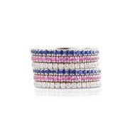 18ct WHITE GOLD FULL ETERNITY RINGS