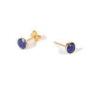 LAPIS LAZULI STUD EARRINGS
