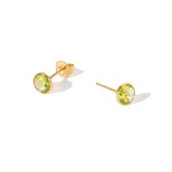 PERIDOT STUD EARRINGS