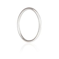 ROUND SILVER BANGLE